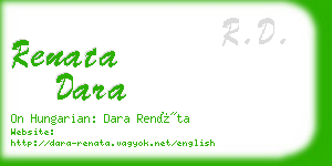 renata dara business card